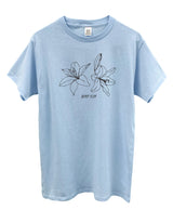 Dump Him Lilies Graphic Pastel Unisex Tee - Color Options Available