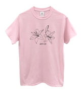 Dump Him Lilies Graphic Pastel Unisex Tee - Color Options Available