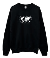 Love Revolution Graphic Unisex Crewneck Sweatshirt - Color Options Available