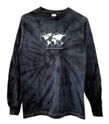 Love Revolution Graphic Tie-Dye Long Sleeve Unisex Tee - Color Options Available