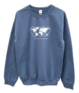 Love Revolution Graphic Unisex Crewneck Sweatshirt - Color Options Available