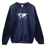 Love Revolution Graphic Unisex Crewneck Sweatshirt - Color Options Available