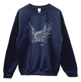 Streets of Paris Graphic Unisex Crewneck Sweatshirt - Color Options Available
