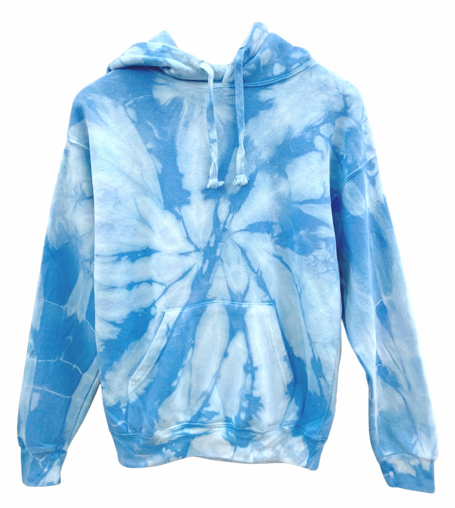 Sky Blue Tie-Dye Unisex Hoodie – Era of Artists