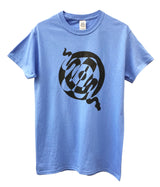 Spiral Snake Graphic Short Sleeve Unisex Tee - Color Options Available