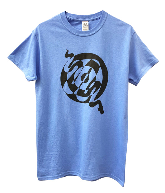 Spiral Snake Graphic Short Sleeve Unisex Tee - Color Options Available
