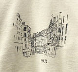 Streets of Paris Graphic Unisex Crewneck Sweatshirt - Color Options Available