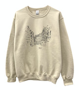 Streets of Paris Graphic Unisex Crewneck Sweatshirt - Color Options Available