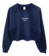 I Recommend Vodka Graphic Unisex Cropped Crewneck Sweatshirt - Color Options Available