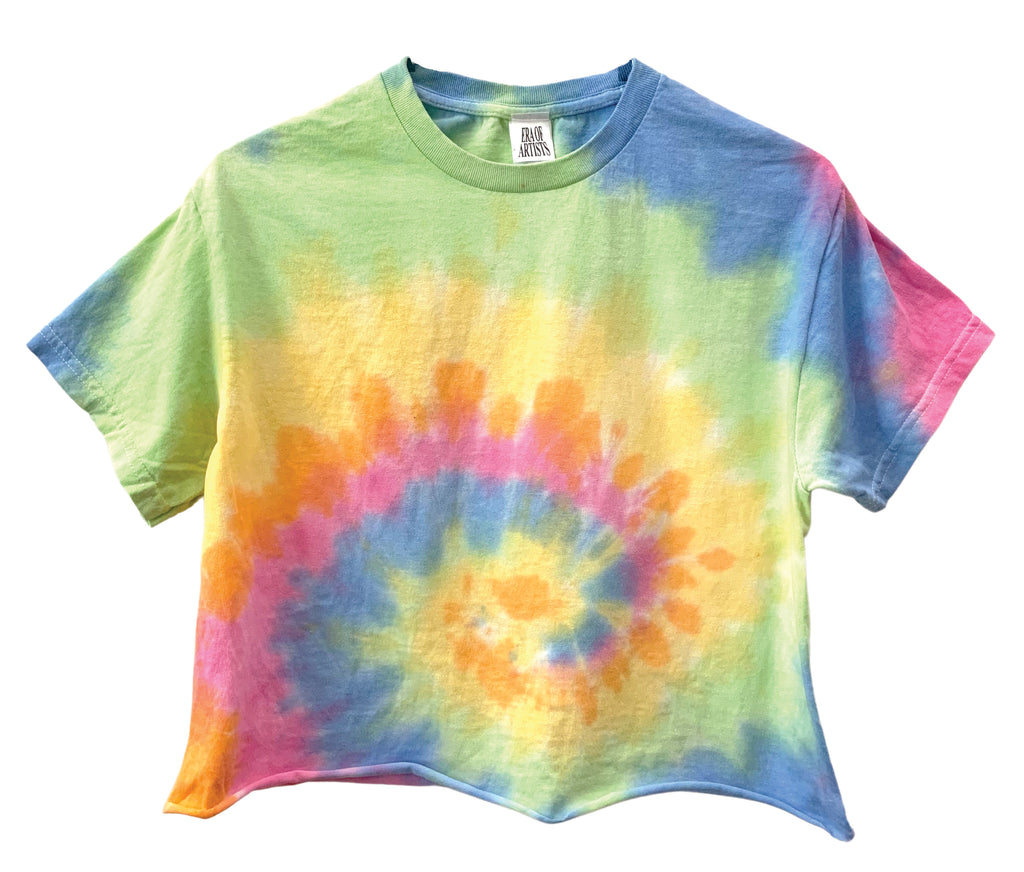 pastel rainbow tie
