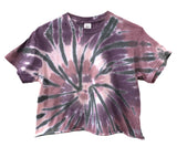 Tie-Dye Short Sleeve Unisex Cropped Tee