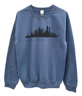 New York City Skyline Graphic Unisex Crewneck Sweatshirt