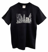 New York Times Square Graphic Unisex Pigment Dyed Tee - Color Options Available