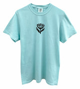 Abstract Tulip Graphic Pigment Dyed Unisex Tee - Color Options Available