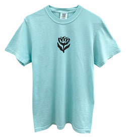 Abstract Tulip Graphic Pigment Dyed Unisex Tee - Color Options Available