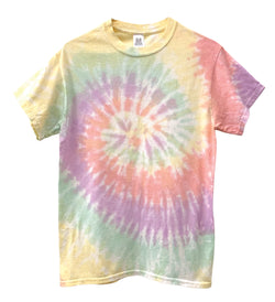 Pastel Tie-Dye Short Sleeve Unisex Tee, Hand Dyed