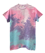 Pastel Tie-Dye Short Sleeve Unisex Tee, Hand Dyed