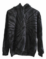 Black Tie-Dye Unisex Hoodie