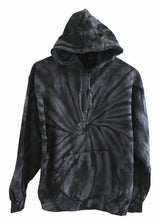 Black Tie-Dye Unisex Hoodie