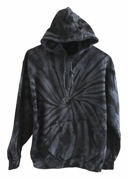 Black Tie-Dye Unisex Hoodie