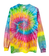 Tie-Dye Long Sleeve Unisex Tee, Hand Dyed