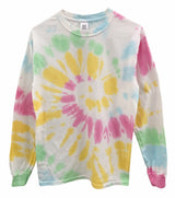 Tie-Dye Long Sleeve Unisex Tee, Hand Dyed