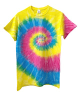 Tie-Dye Short Sleeve Unisex Tee, Hand Dyed