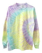 Tie-Dye Long Sleeve Unisex Tee, Hand Dyed