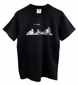 Los Angeles Hand-Drawn Graphic Pigment Dyed Unisex Tee - Color Options Available