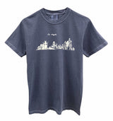 Los Angeles Hand-Drawn Graphic Pigment Dyed Unisex Tee - Color Options Available