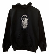Lunar Mystique Graphic Unisex Hoodie - Color Options Available
