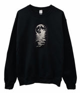 Lunar Mystique Graphic Unisex Crewneck Sweatshirt