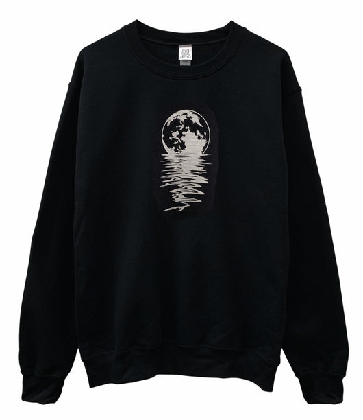 Lunar Mystique Graphic Unisex Crewneck Sweatshirt