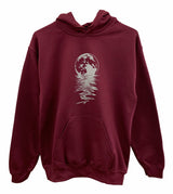 Lunar Mystique Graphic Unisex Hoodie - Color Options Available