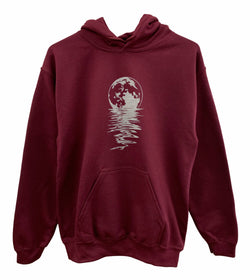 Lunar Mystique Graphic Unisex Hoodie - Color Options Available
