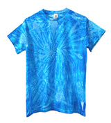 Tie-Dye Short Sleeve Unisex Tee, Hand Dyed Single Color