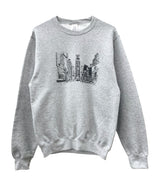 New York Times Square Gray Crewneck Sweatshirt