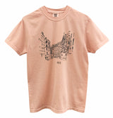 Streets of Paris Graphic Unisex Pigment Dyed Tee - Color Options Available