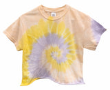 Passion Fruit Tie-Dye Unisex Cropped Tee