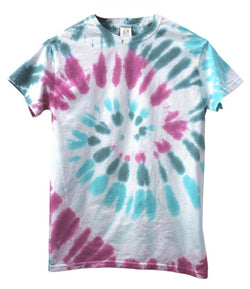 Raspberry Swirl Tie-Dye Unisex Tee