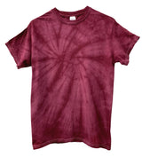 Tie-Dye Short Sleeve Unisex Tee, Hand Dyed Single Color