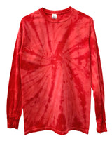 Tie-Dye Long Sleeve Unisex Tee, Hand Dyed