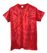 Tie-Dye Short Sleeve Unisex Tee, Hand Dyed Single Color