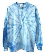 Tie-Dye Long Sleeve Unisex Tee, Hand Dyed