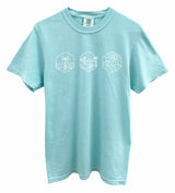 Sun and Surf Graphic Unisex Pigment Dyed Tee - Color Options Available