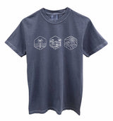 Sun & Surf Graphic Unisex Pigment Dyed Tee - Color Options Available
