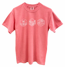 Sun and Surf Graphic Garment-Dyed Relaxed Fit Unisex Tee - Color Options Available