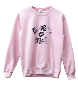 Thank U, Next Graphic Unisex Crewneck Sweatshirt - Color Options Available