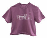 Tokyo Graphic Unisex Pigment Dyed Cropped Tee - Color Options Available