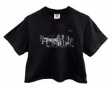 Tokyo Graphic Unisex Pigment Dyed Cropped Tee - Color Options Available